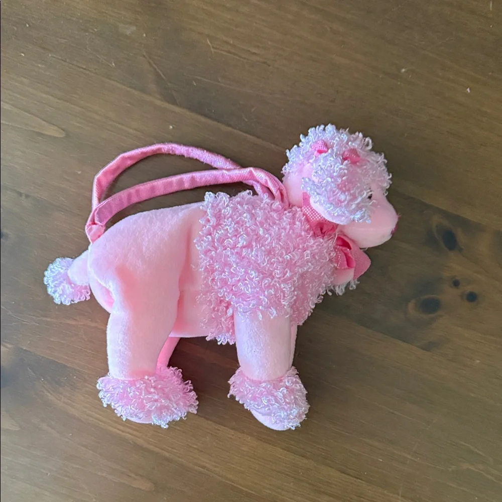 Pink Plush Poodle Toy Purse / Bag - Kids Toys